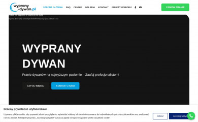 wyprany-dywan.pl screenshot