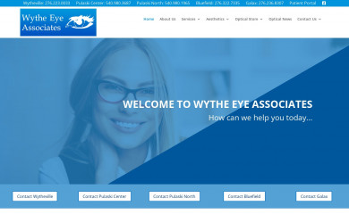 wytheeyeassociates.com screenshot