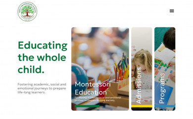 wacomontessorischool.org screenshot