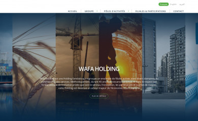 wafaholding.mr screenshot