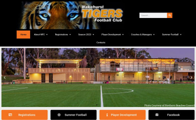 wakehurstfc.com.au screenshot