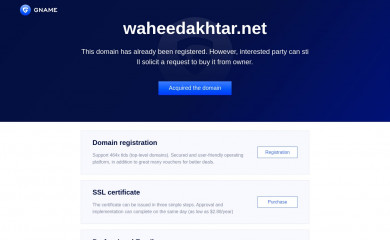 waheedakhtar.net screenshot