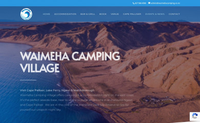 waimehacamping.co.nz screenshot