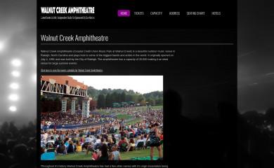 walnutcreekamphitheatre.com screenshot