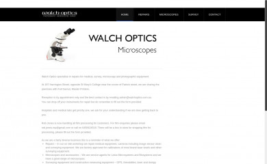 walchoptics.com.au screenshot
