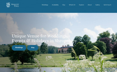 walcothall.com screenshot