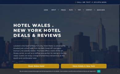 https://waleshotel.com screenshot