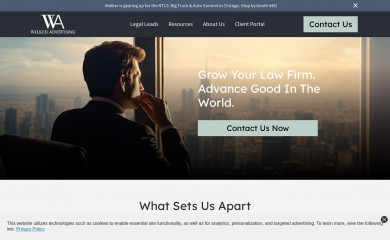 walkeradvertising.com screenshot