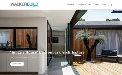 walkerbuild.com.au screenshot