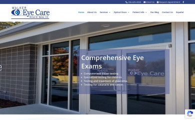 walkereyecare.com screenshot