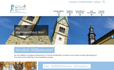 wallfahrt-werl.de screenshot