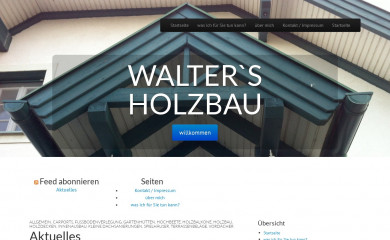 walters-holzbau.at screenshot