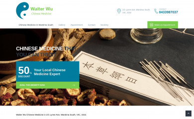 walterwuchinesemedicine.com.au screenshot