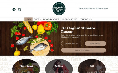 wanneroomarkets.com.au screenshot