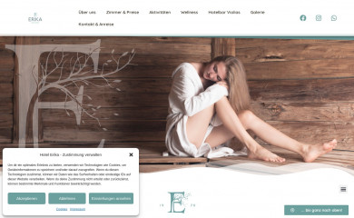 wanderhotel-erika.at screenshot