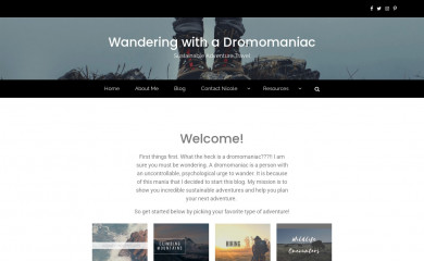 wanderingwithadromomaniac.com screenshot