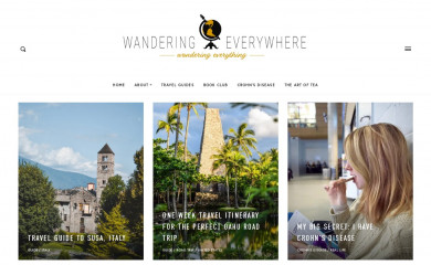 wandering-everywhere.com screenshot