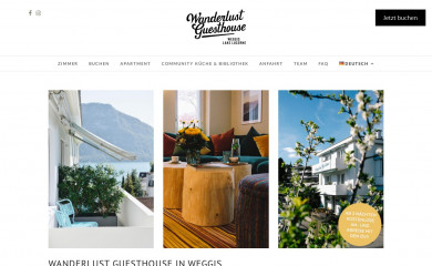 wanderlust-guesthouse.ch screenshot