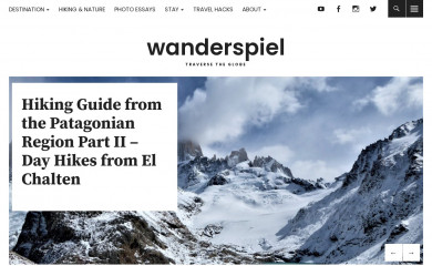wanderspiel.com screenshot