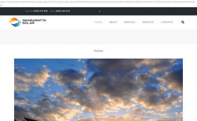 wangarattasolar.com.au screenshot