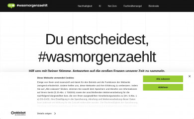 wasmorgenzaehlt.de screenshot