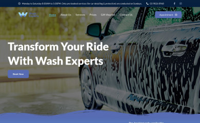 washexperts.com.au screenshot
