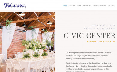 washingtonciviccenter.com screenshot