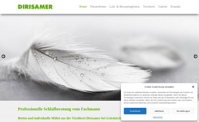 wasserbetten-luftbetten.at screenshot