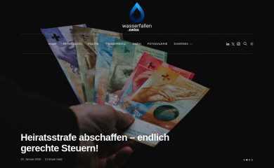 wasserfallen.news screenshot