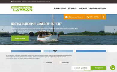 wassersport-lassan.de screenshot