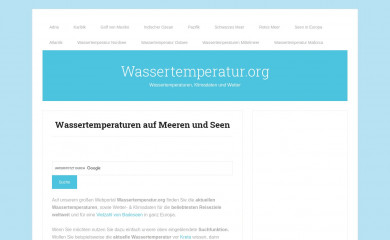 wassertemperatur.org screenshot