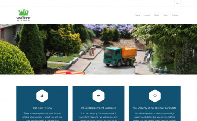 wasterecruiters.com screenshot