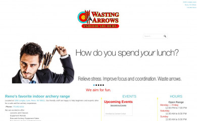wastingarrows.com screenshot