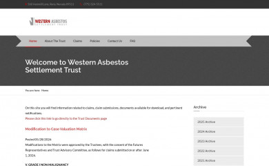 wastrust.com screenshot