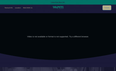 wapitimusicfestival.com screenshot