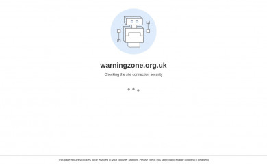 warningzone.org.uk screenshot