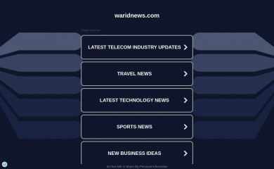 waridnews.com screenshot
