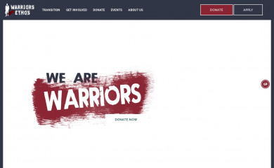 warriorsethos.org screenshot