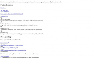 warroompicks.com screenshot