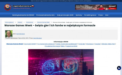 warsawgamesweek.pl screenshot