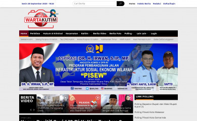 wartakutim.co.id screenshot