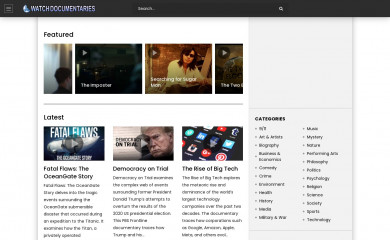 watchdocumentaries.com screenshot
