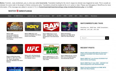 watchwrestlings.in screenshot