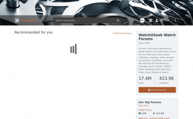 watchuseek.com screenshot