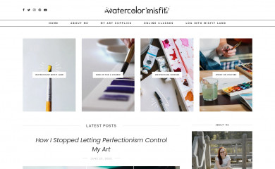watercolormisfit.com screenshot