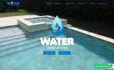 waterconstrucciones.com screenshot