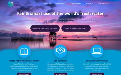 waterfootprint.org screenshot