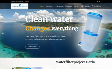 waterfilterproject.nl screenshot