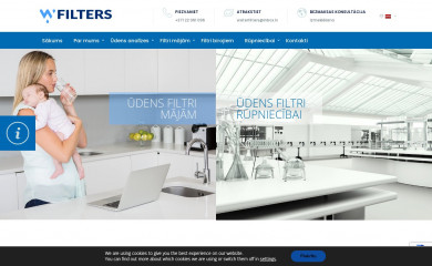 waterfilters.lv screenshot