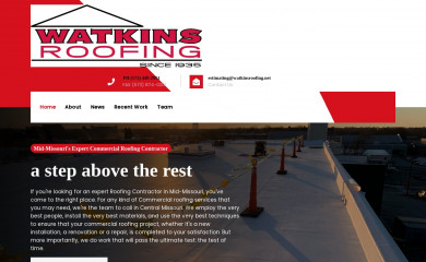 watkinsroofing.net screenshot